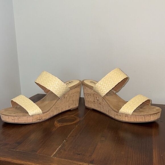 NWT Style & Co Platform Sandals Daliaaf Woven Natural Size 8 - Picture 4 of 11